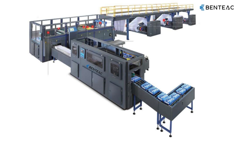 4 Roll High Speed Copy Paper Cutting and Packing Machine Line