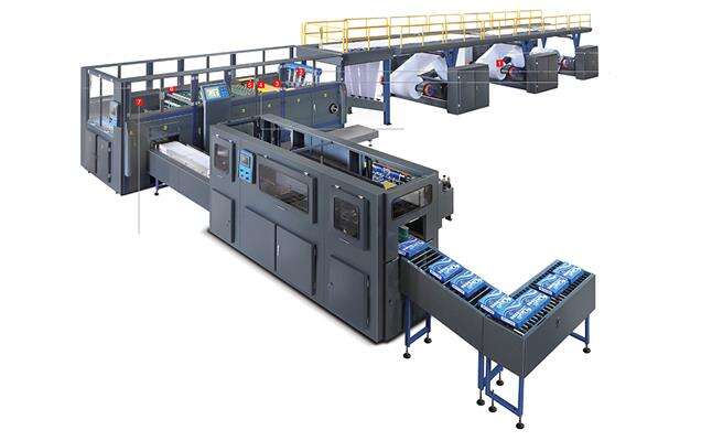 4 Roll High Speed Copy Paper Cutting and Packing Machine Line